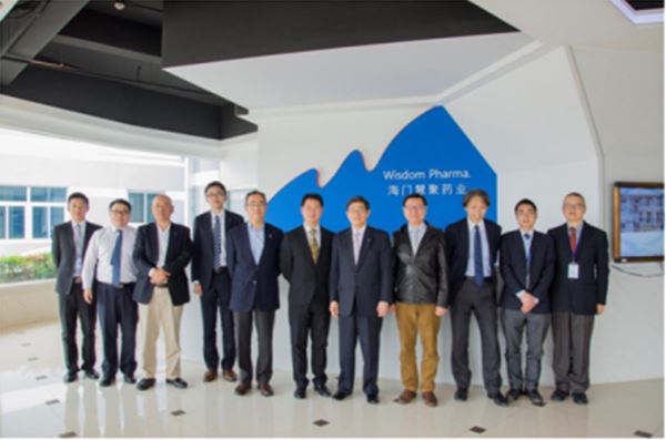 宇部興産山本社长来访万象城平台_万象城(中国)一站式服务平台,药业